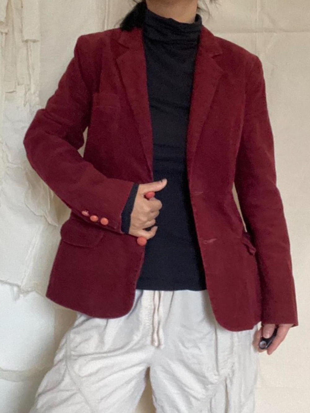 Corduroy blazer jacket